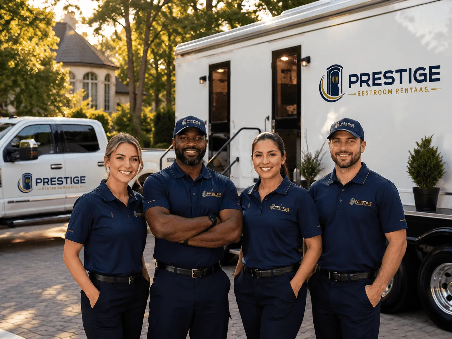 Trusted Luxury Portable Restrooms company in Berclair, TX